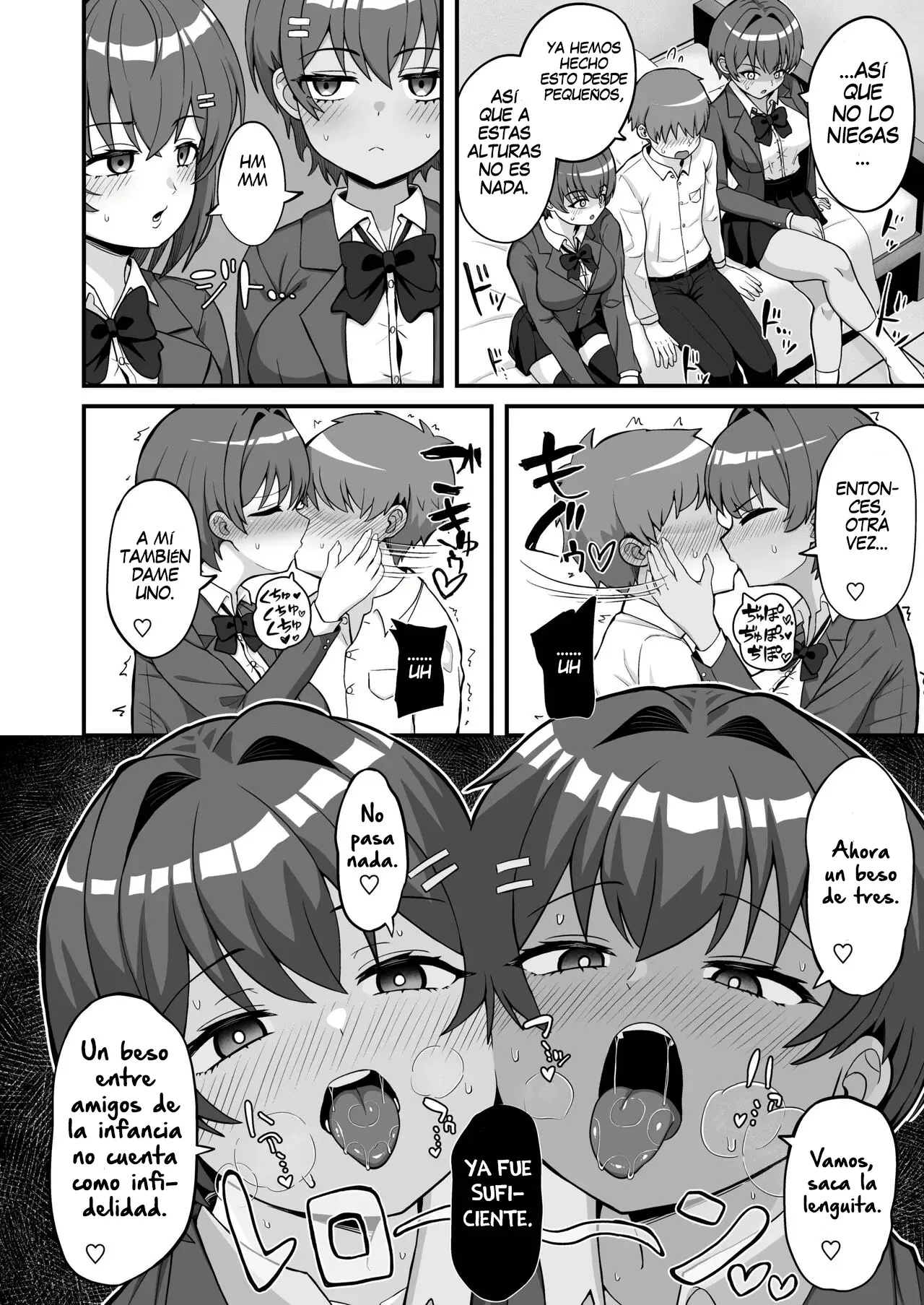 Futago Osananajimi wa Omae o Yurusanai｜Tus Amigas Gemelas de la Infancia Nunca te lo Perdonarán page 7 full