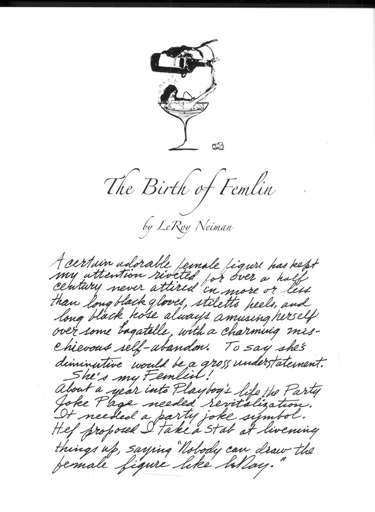 LeRoy Neiman FEMLIN 50th Anniversary Collection page 8 full