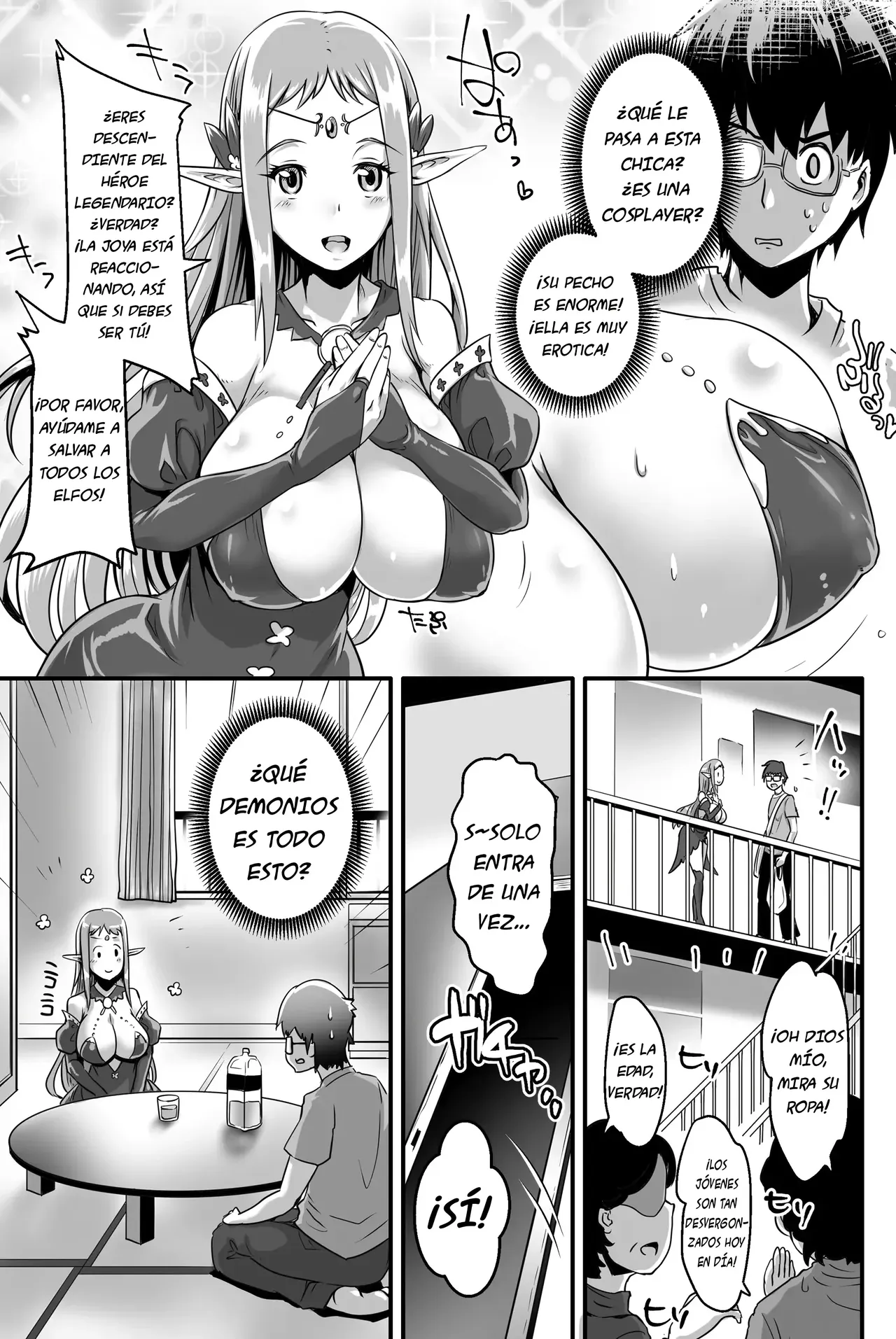 Kyonyuu Elf Hime Sofina ga Kita｜Al Fin Ha llegado Sofina La Princesa Elfa De Pechos ¡¡Grandes!! page 5 full