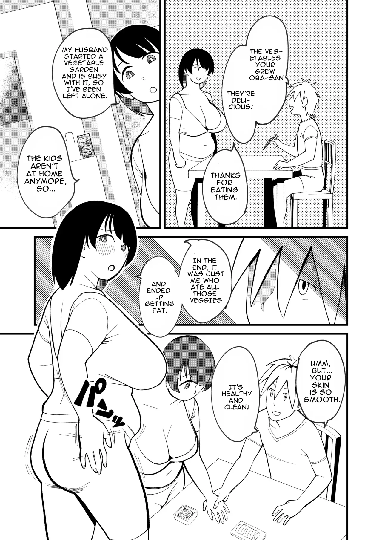30-page-go ni Sounyuu sareru Yokkyuufuman Pocchari Oba-san page 3 full