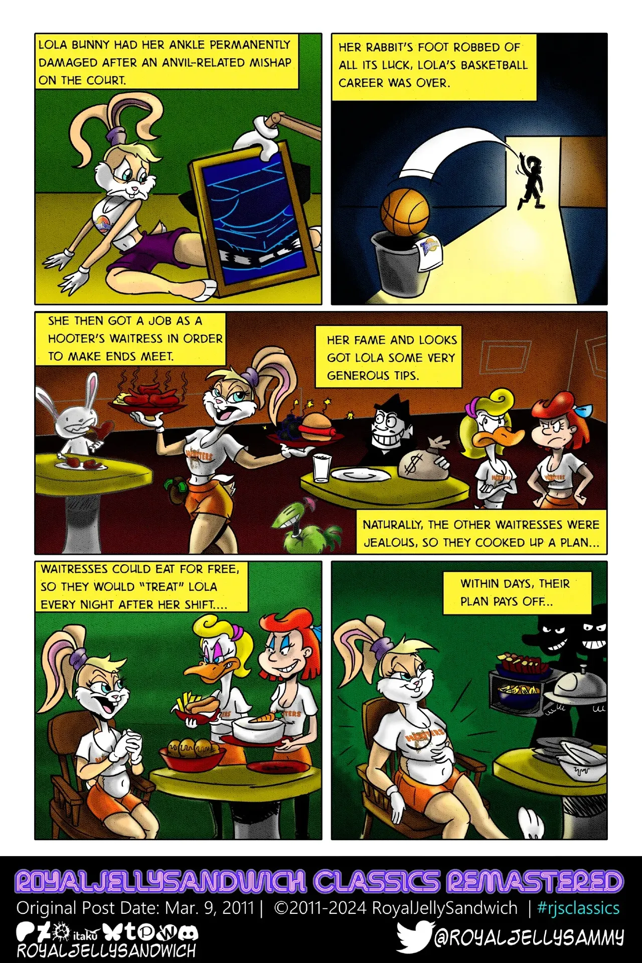 Lola Bunny WG Comic by RoyalJellySandwich page 1 full