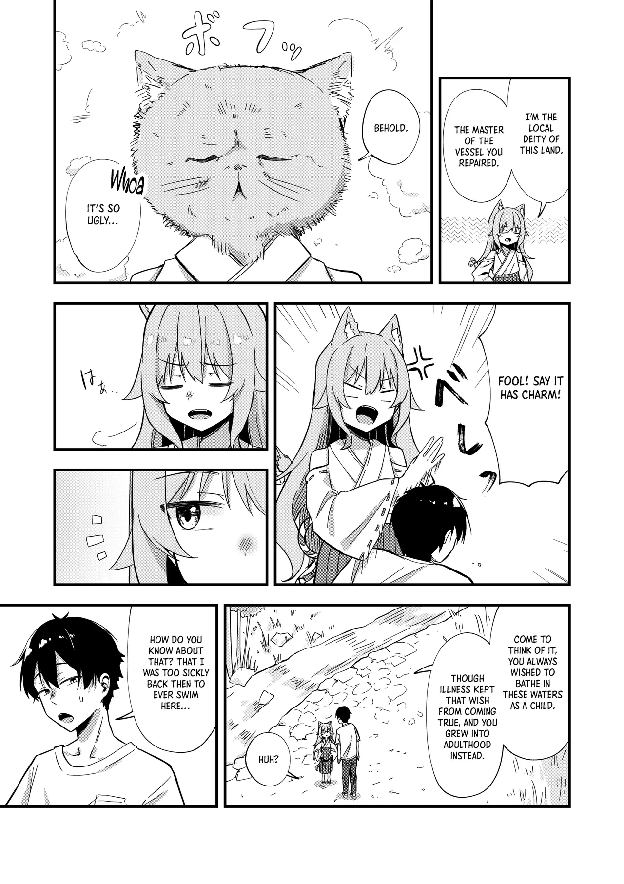 Kiekake no Chippai Nekogami-sama ~Saigo wa Tappuri Tanoshimasete Morau kara no~｜A Fading Flat-Chested Cat Goddess: One Last Wild Night to Remember page 12 full