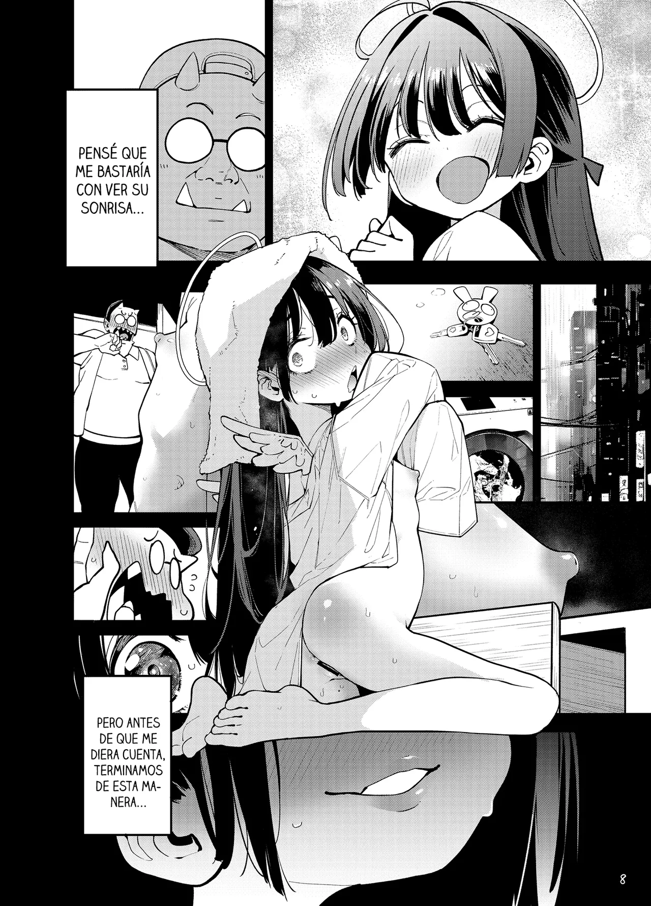 Yowayowa Chinpo Oji-san no Mesugaki Kouryakuhou | Guía♥ de Oji-san y su patético pene para derrotar a la mocosa malcriada page 9 full