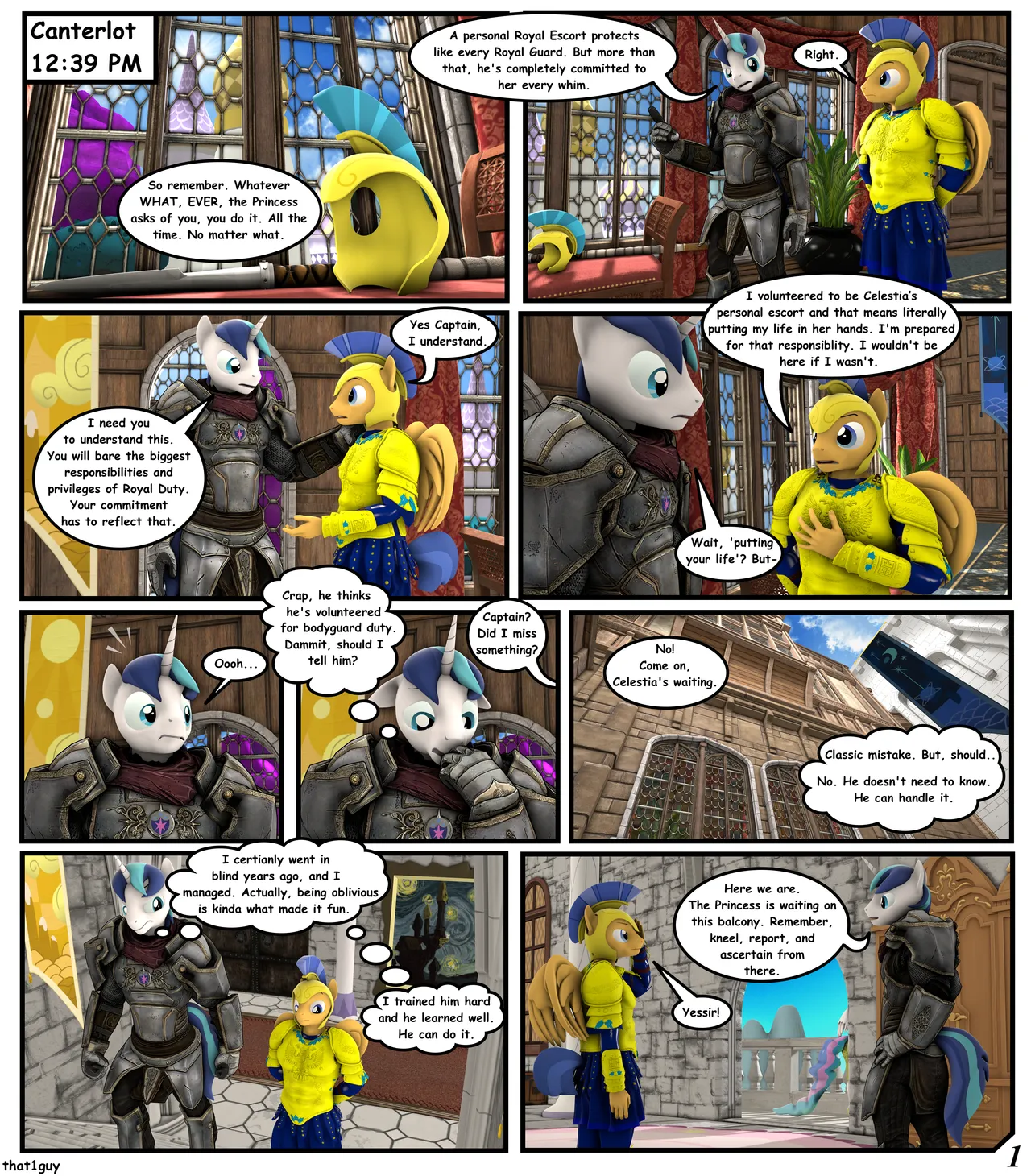 The Royal Escort - Part 1: Princess Celestia page 2 full