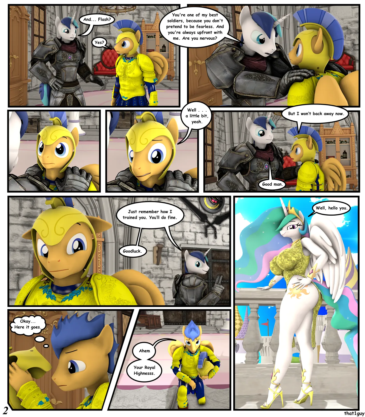 The Royal Escort - Part 1: Princess Celestia page 3 full