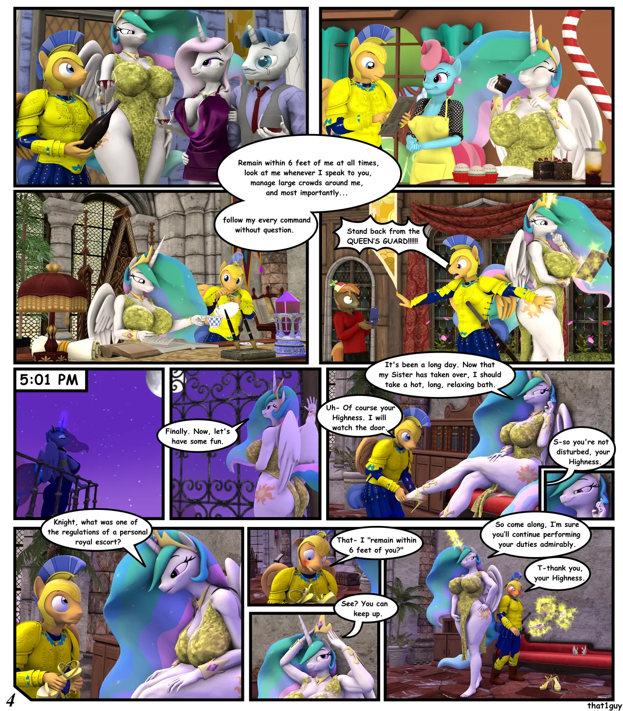 The Royal Escort - Part 1: Princess Celestia page 5 full