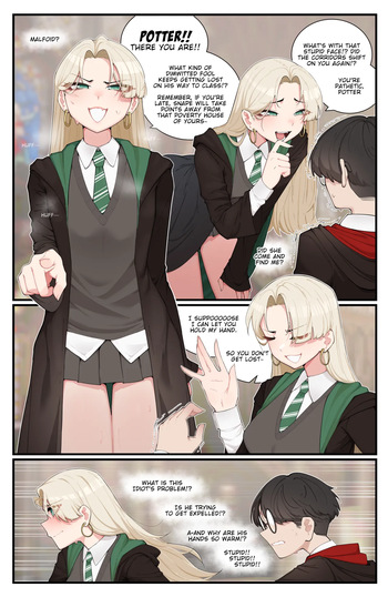 [Luxu] Tsundere Malfoid (Harry Potter AU) cover
