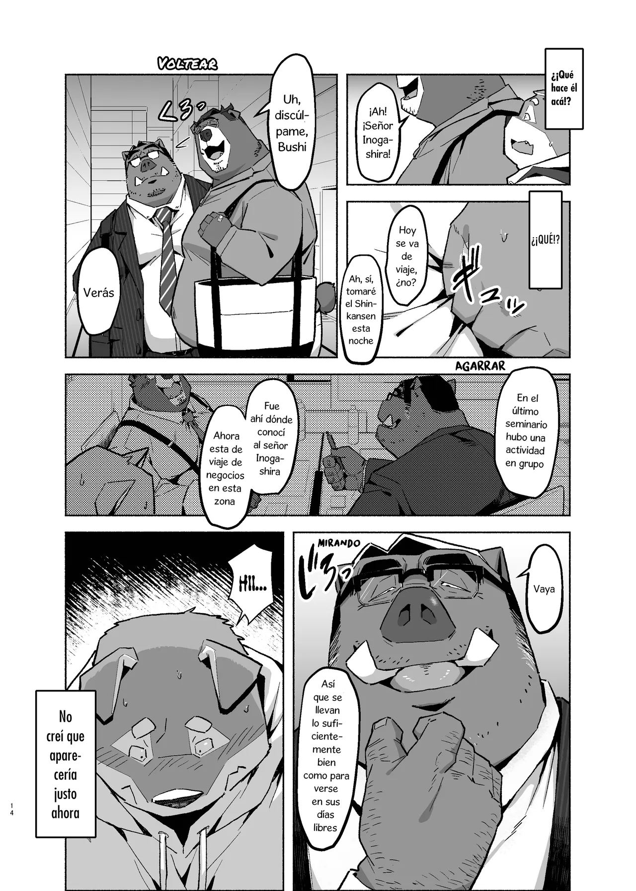 ¡Quiero Verle "Sus Partes" a mi Apestoso Jefe Jabalí Maduro! 2 page 12 full