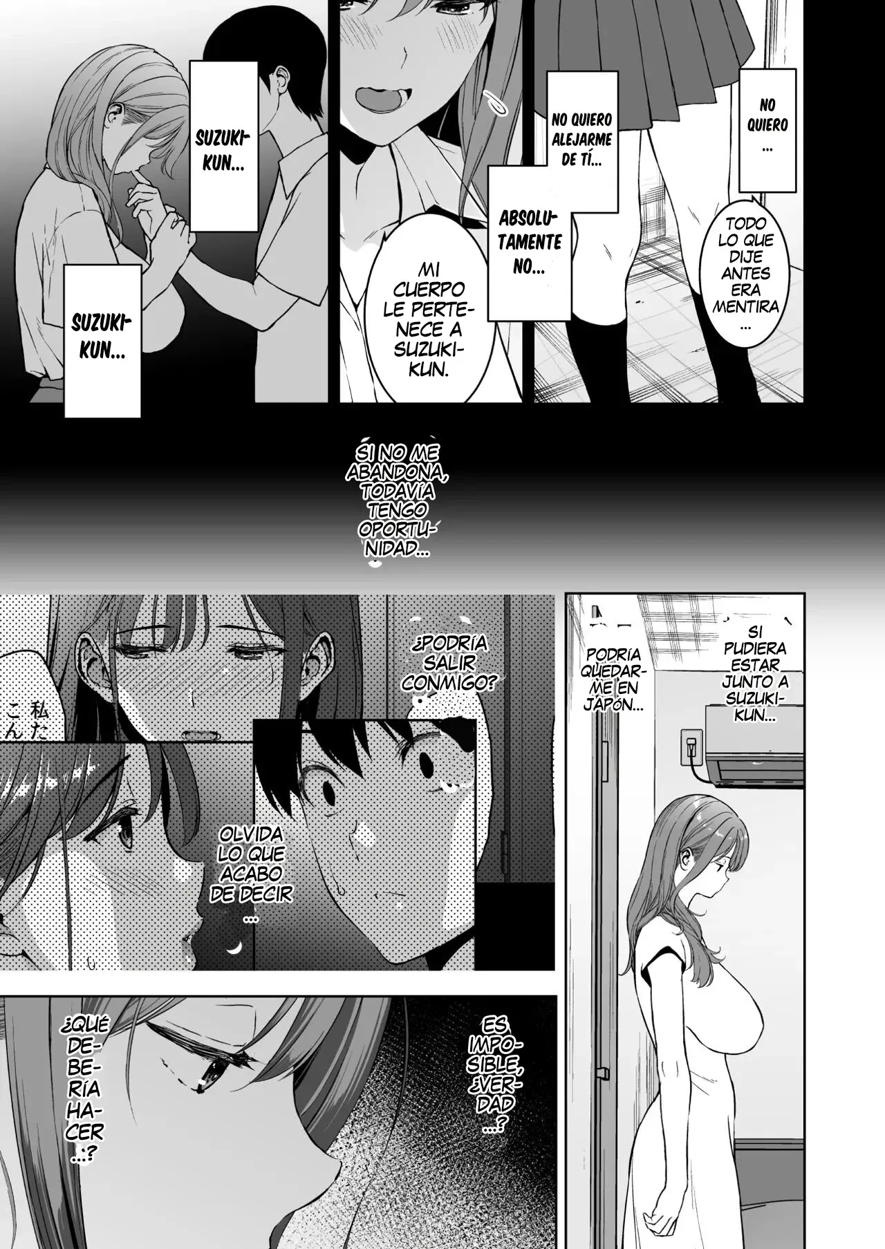 Binyuu no Kanojo ga Iru no ni Taisoubu no Bakunyuu ga Sasottekuru 4｜Tengo una novia con unos pechos preciosos, pero la chica con pechos grandes del club de gimnasia me está tentando 4 page 4 full