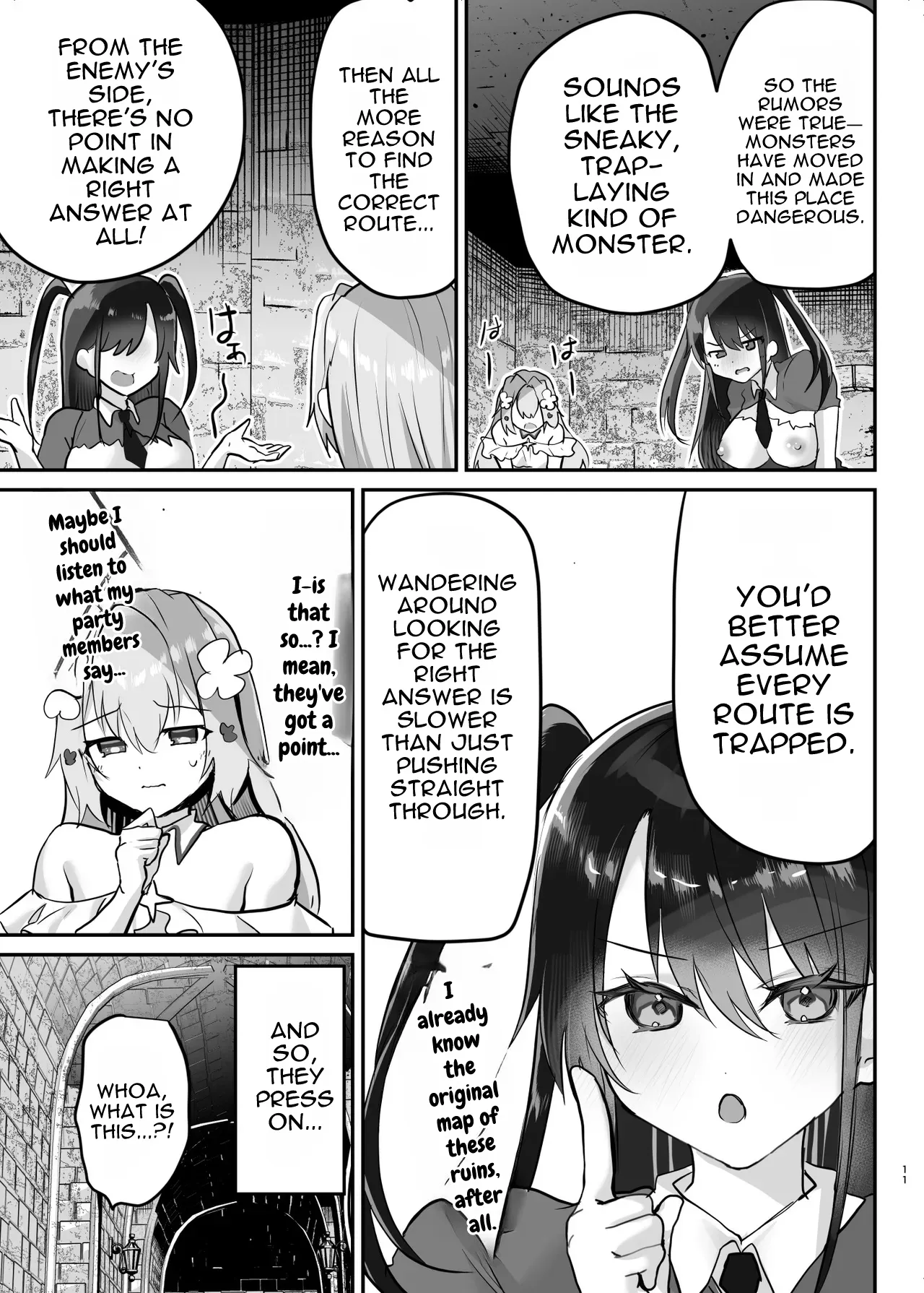 If I Was Reincarnated as a Female Protagonist in an Ero RPG... Chapter 3: Ero Trap Dungeon Arc page 12 full