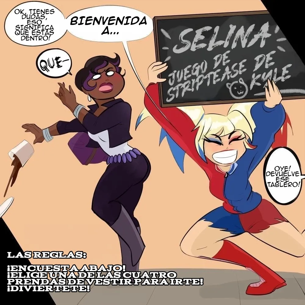 Selina Kyle Juego de Striptease page 3 full