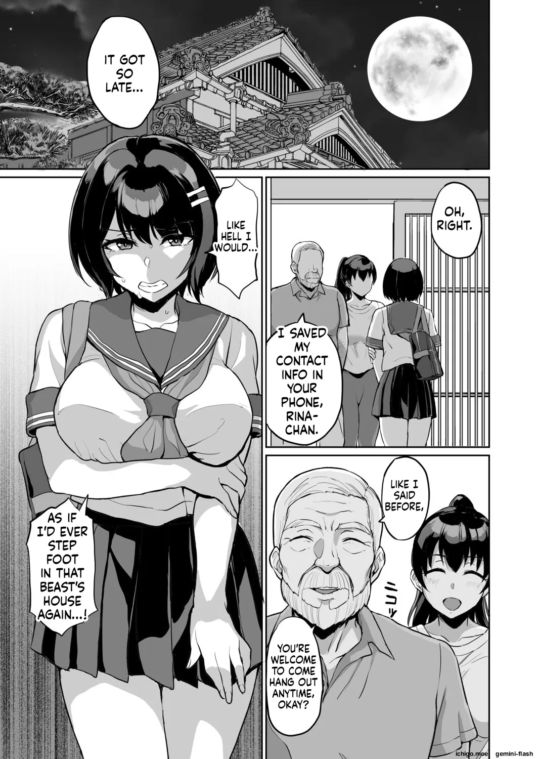 Moto Papakatsu Aite to no Himitsu no SEX ~Gifu Kara no Teishuku Shiken~ page 3 full