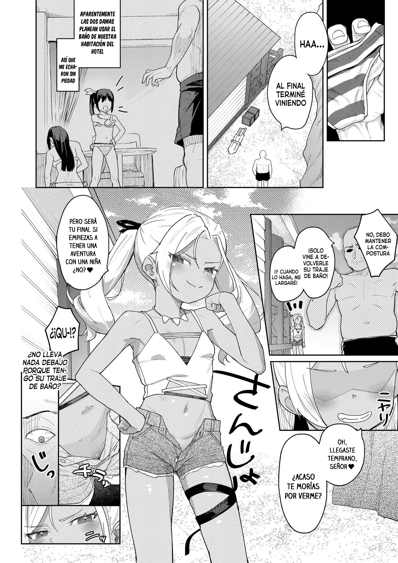 Musume no Tomodachi no Mesugaki ni Okasaremashita 4 | Fui violado por una mocosa que es amiga de mi hija 4 page 11 full