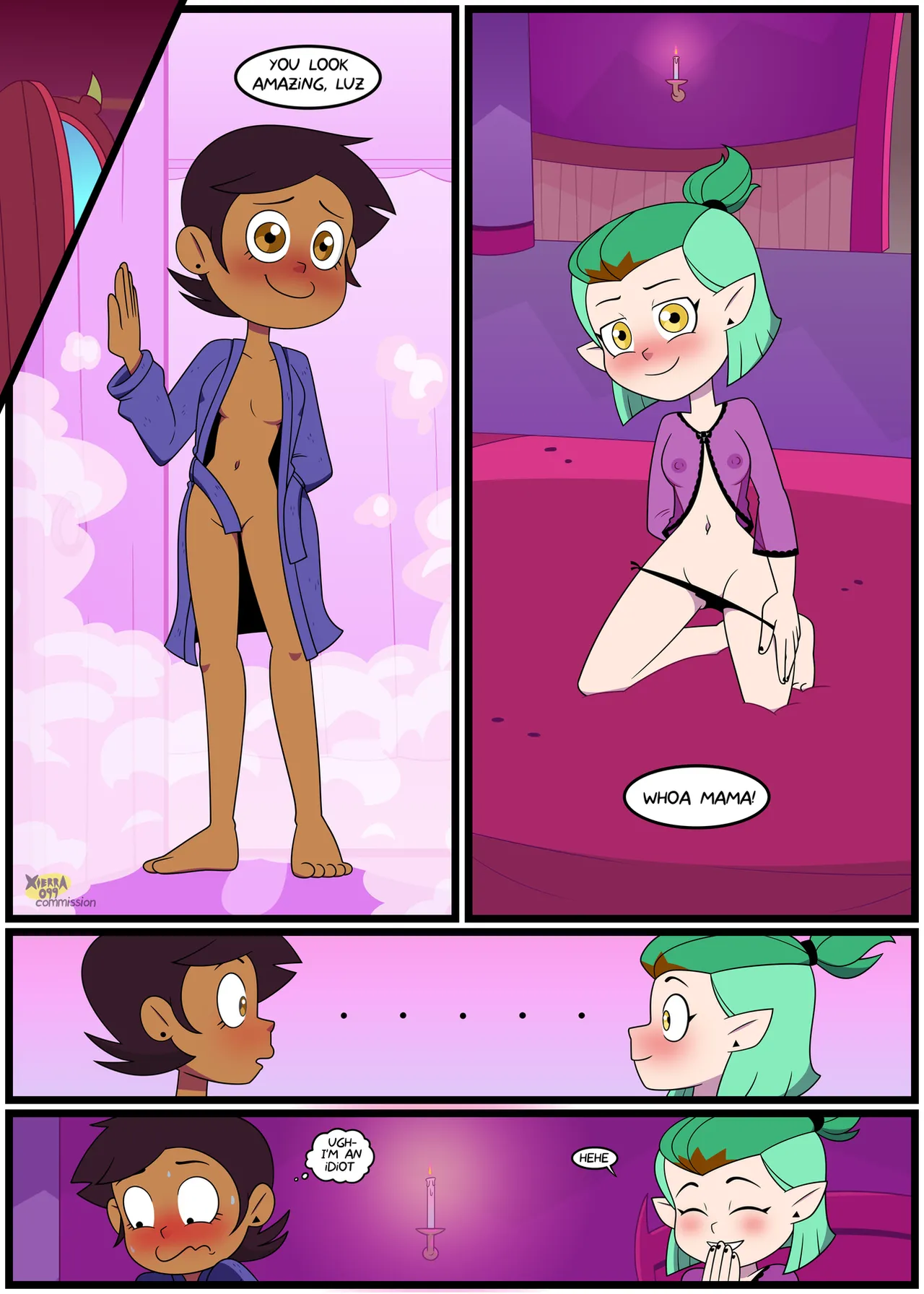 Enchanting Grom Fright- Alternate Ending. page 7 full