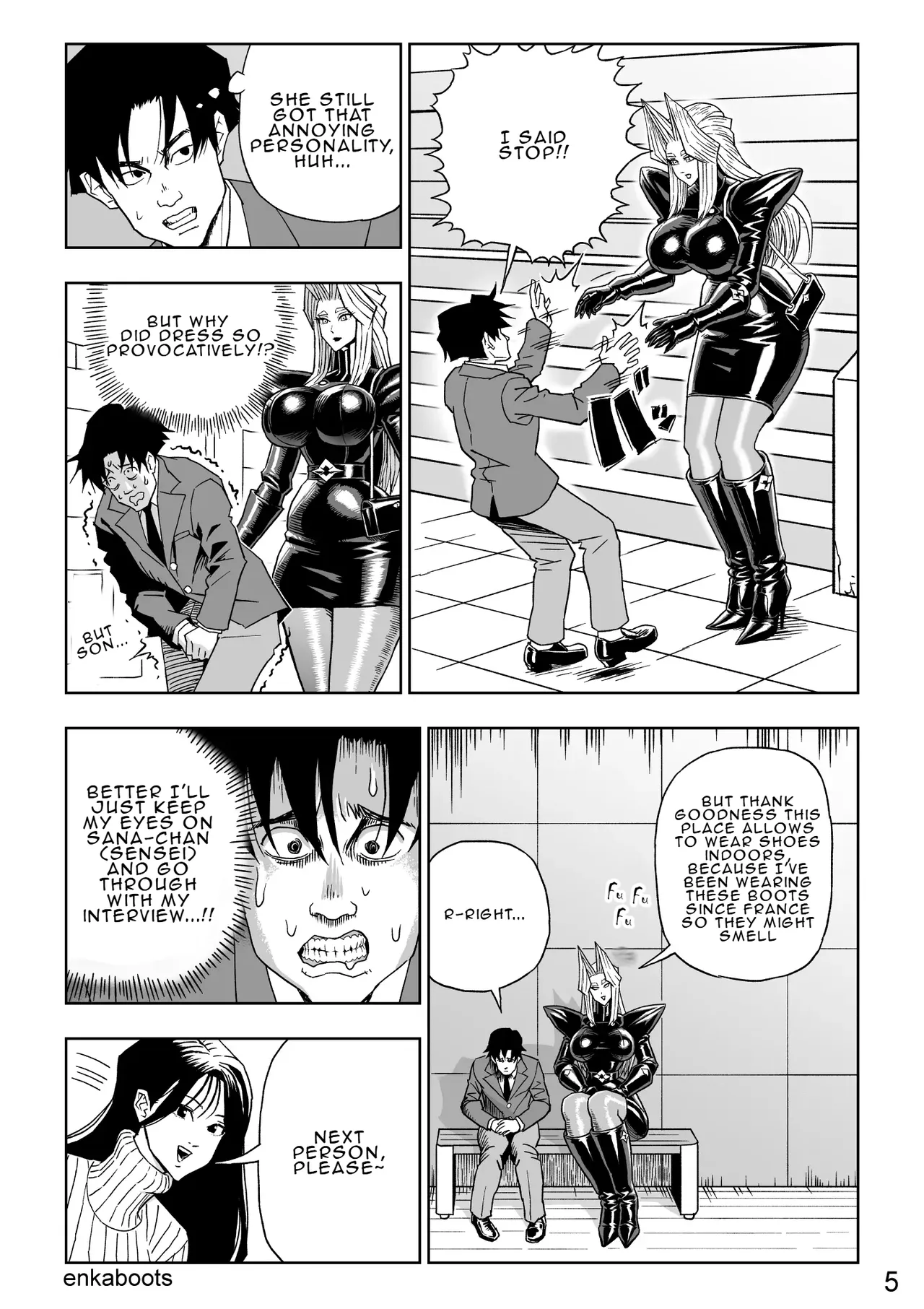 Manga 3 "My Stepmother is a Leather Queen" page 9 full