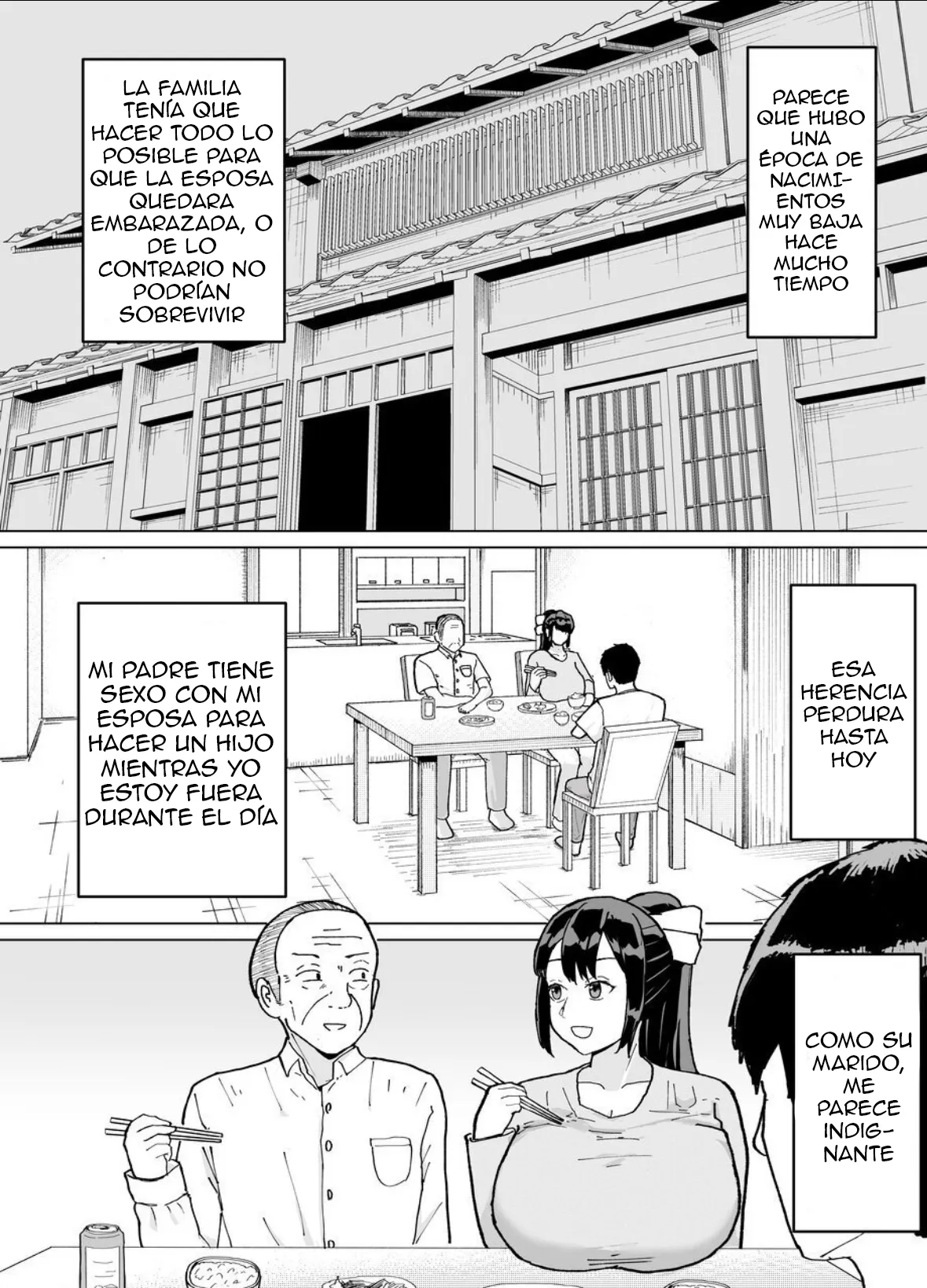 Kaede-san, una mujer casada, y su suegro tienen una tradición familiar de tener hijos page 6 full