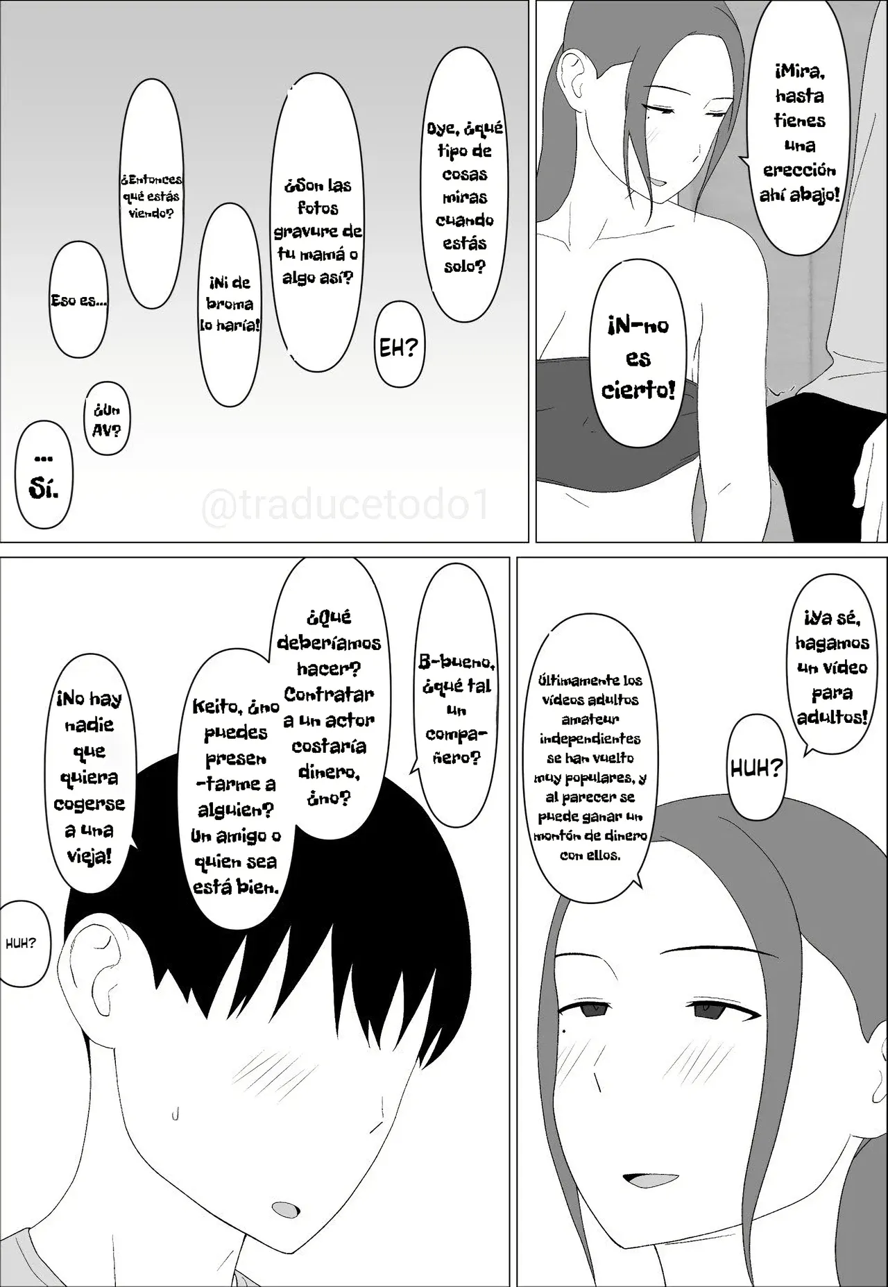 Moto Gradol Haha wa Musuko to Yaritai｜Mi mamá, ex-idol de gravure, quiere acostarse con su hijo page 11 full