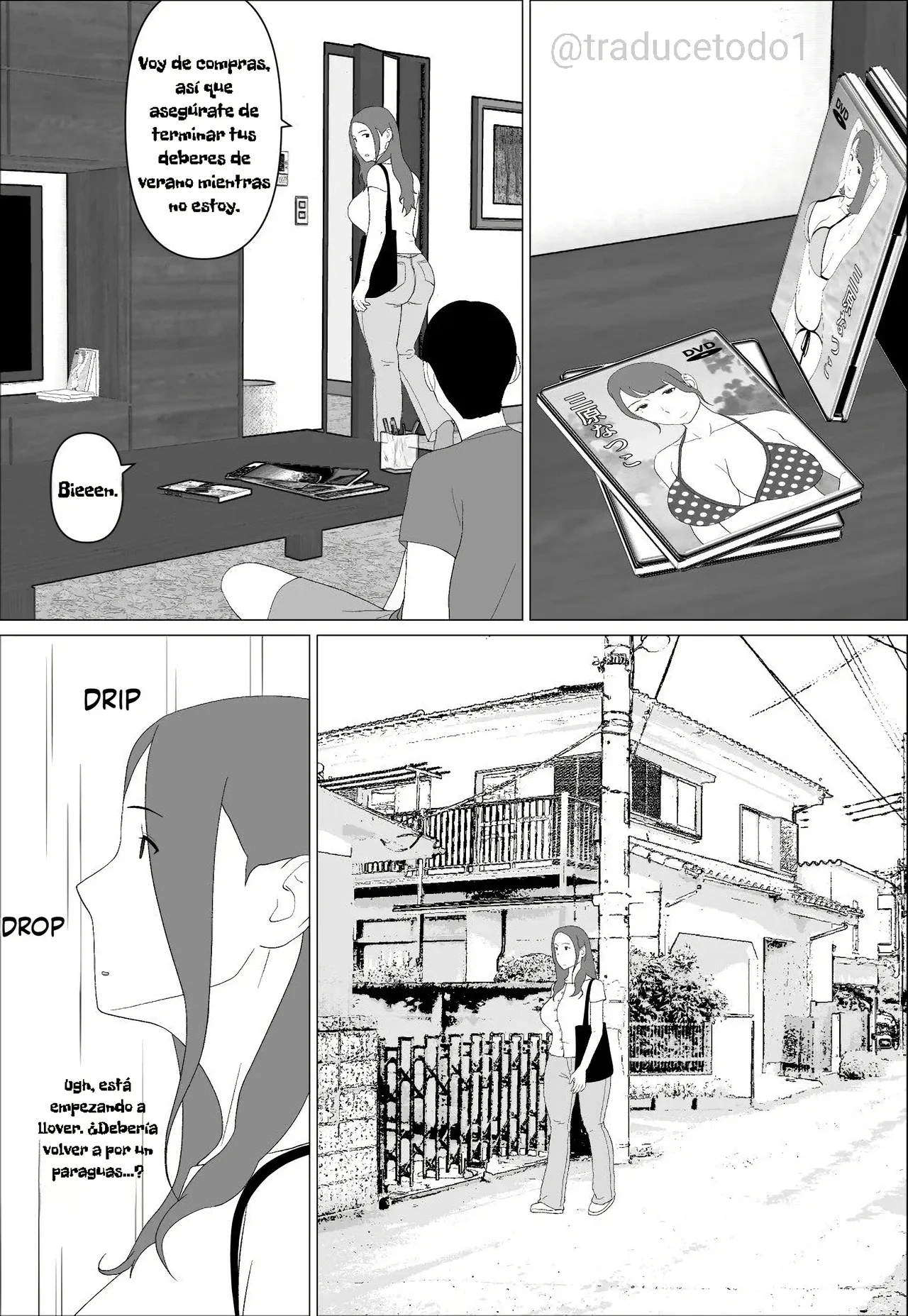Moto Gradol Haha wa Musuko to Yaritai｜Mi mamá, ex-idol de gravure, quiere acostarse con su hijo page 2 full