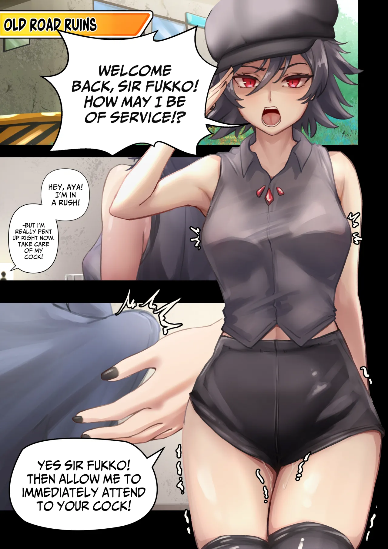 Quick Stop Cumdump Spot: Aya's Sexual Relief Service page 2 full