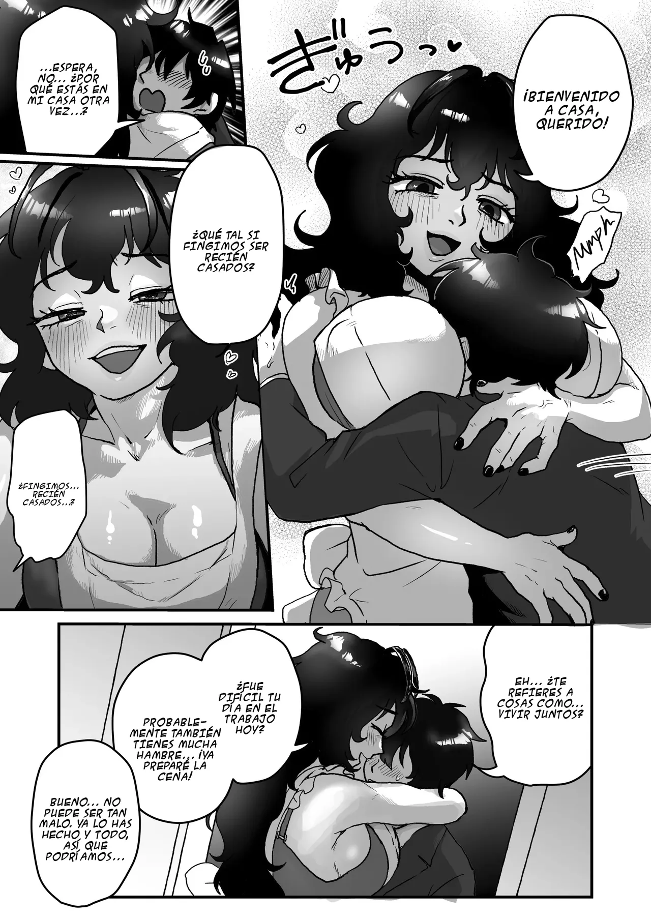 Downer-kei Arafour Newhalf to Shinkon-san-gokko｜Jugando a los recién casados ​​con una ladyboy melancólica que ronda los cuarenta page 9 full