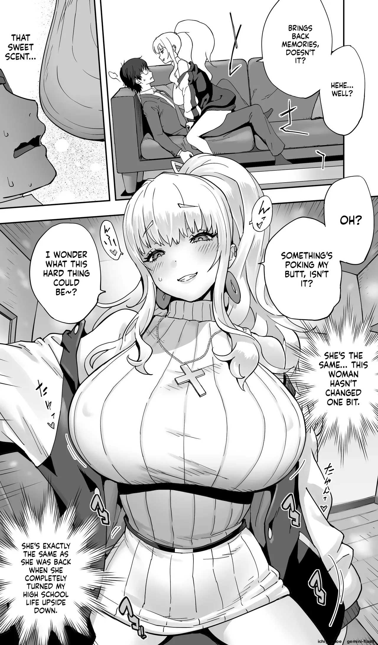 Jimoto no Doukyuusei Gal ga Hitozuma ni nattete Nama Tanetsuke Saserareteru. page 8 full