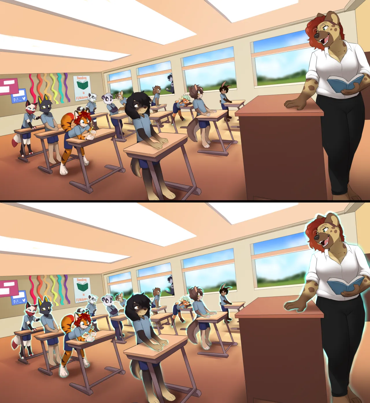 BIG classroom time stop by daddy page 1 full