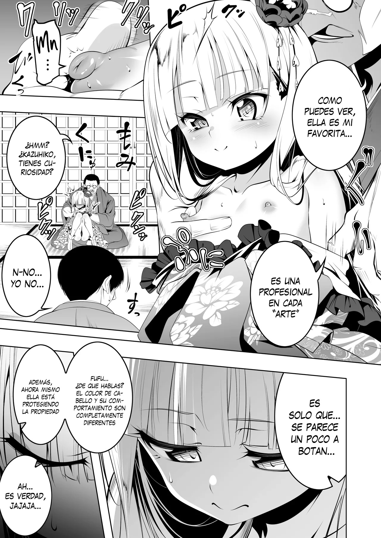Koushoku no Chuugi Kunoichi Botan San | Botan, la kunoichi lujuriosamente leal 3 page 4 full