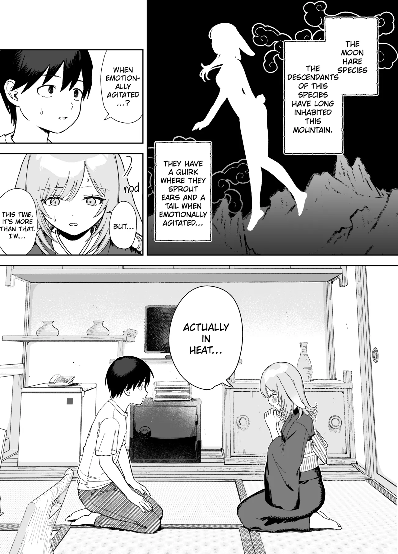 Hatsujou Usagi wa Mangetsu no Yoru ni Koubi suru | A Rabbit In Heat Breeds Under The Full Moon page 10 full
