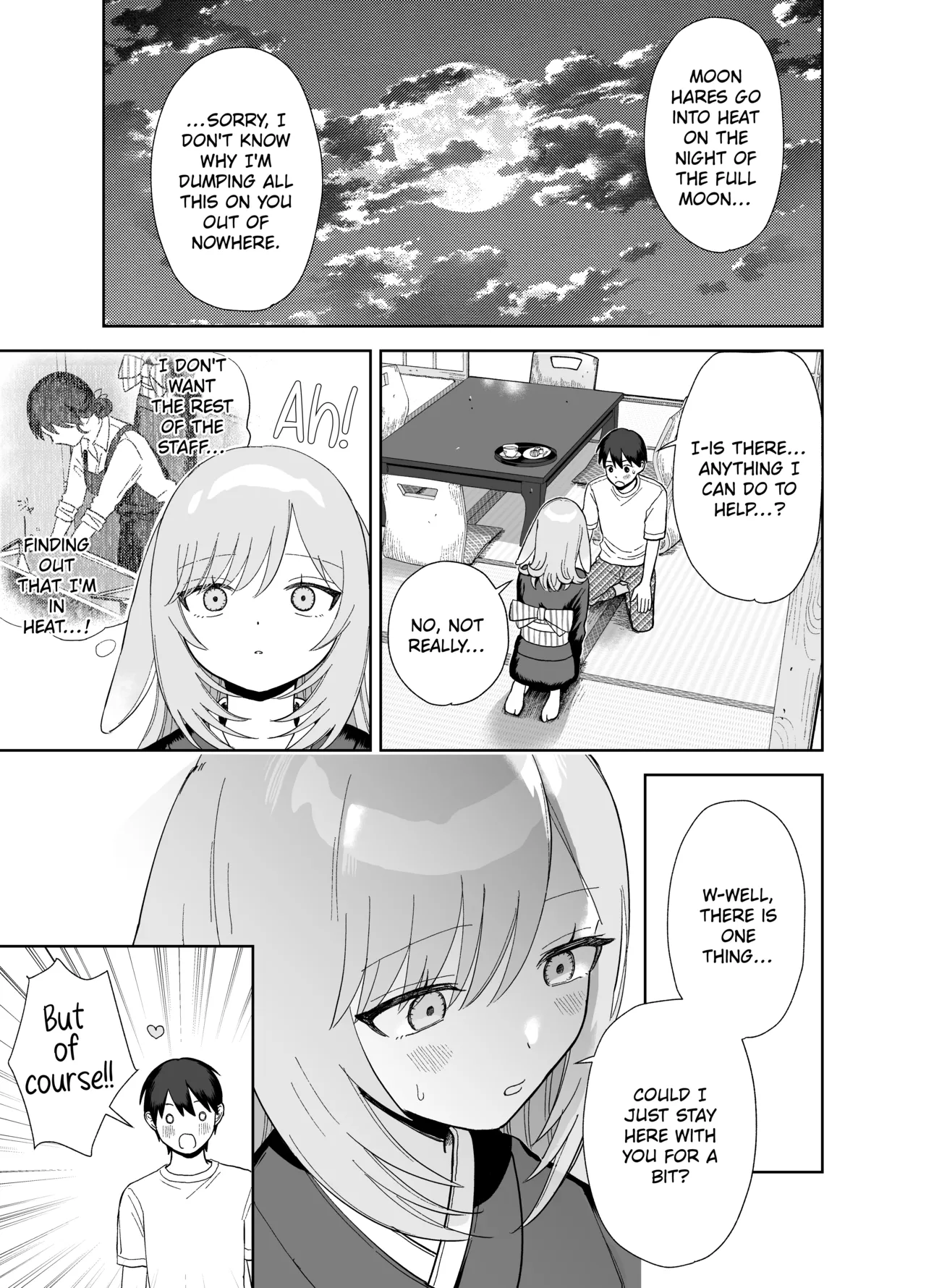 Hatsujou Usagi wa Mangetsu no Yoru ni Koubi suru | A Rabbit In Heat Breeds Under The Full Moon page 11 full