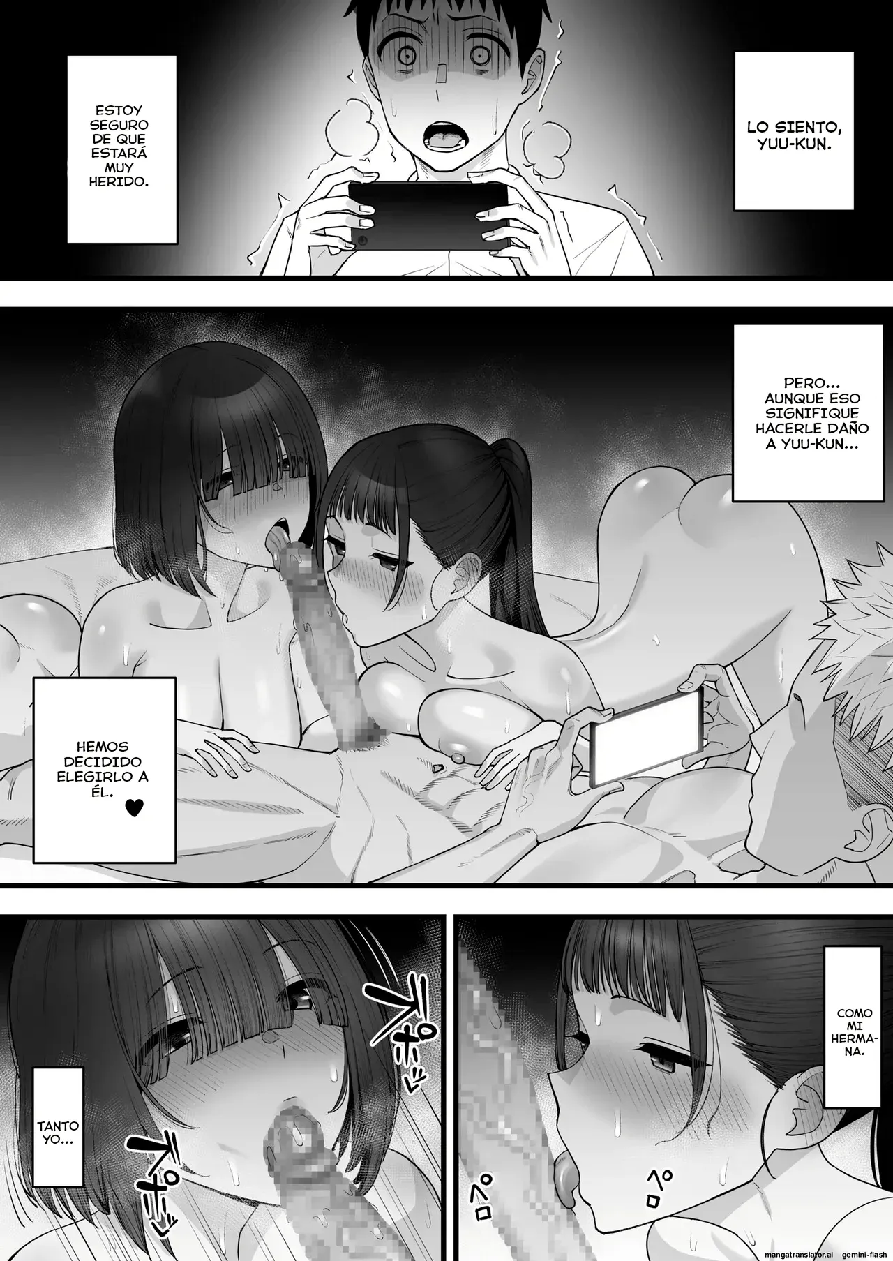 Osananajimi no Futago wa Hoka no Otoko no Onaho ni Naru 1-3｜Mis Amigas Gemelas de la Infancia se Convierten en los Juguetes Sexuales de Otro Hombre 1-3 page 2 full