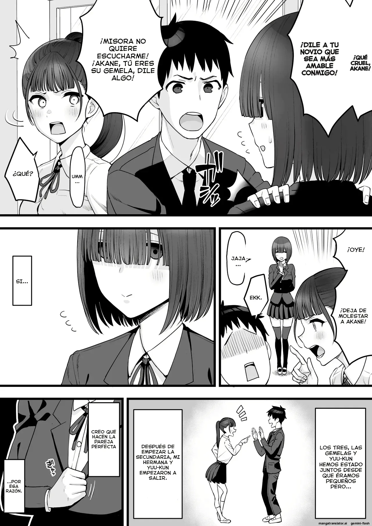 Osananajimi no Futago wa Hoka no Otoko no Onaho ni Naru 1-3｜Mis Amigas Gemelas de la Infancia se Convierten en los Juguetes Sexuales de Otro Hombre 1-3 page 4 full