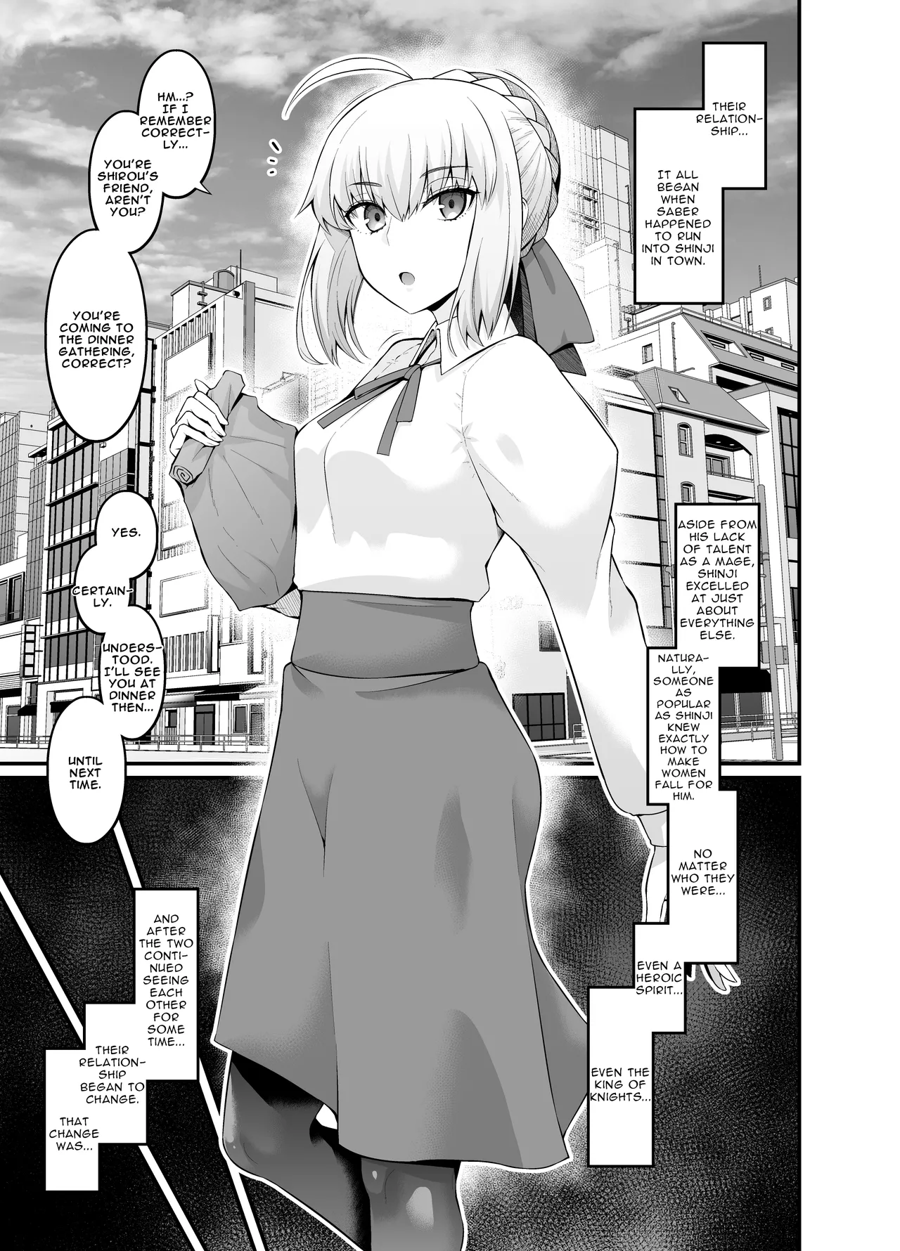 Saoyaku Shinji ga Saber-tachi to Yarimakuru Hon page 3 full
