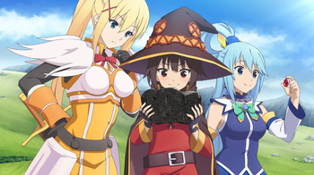 [Mages Inc.] KONOSUBA - God's Blessing on this Wonderful World! Love For These Clothes Of Desire! - Events CGs cover