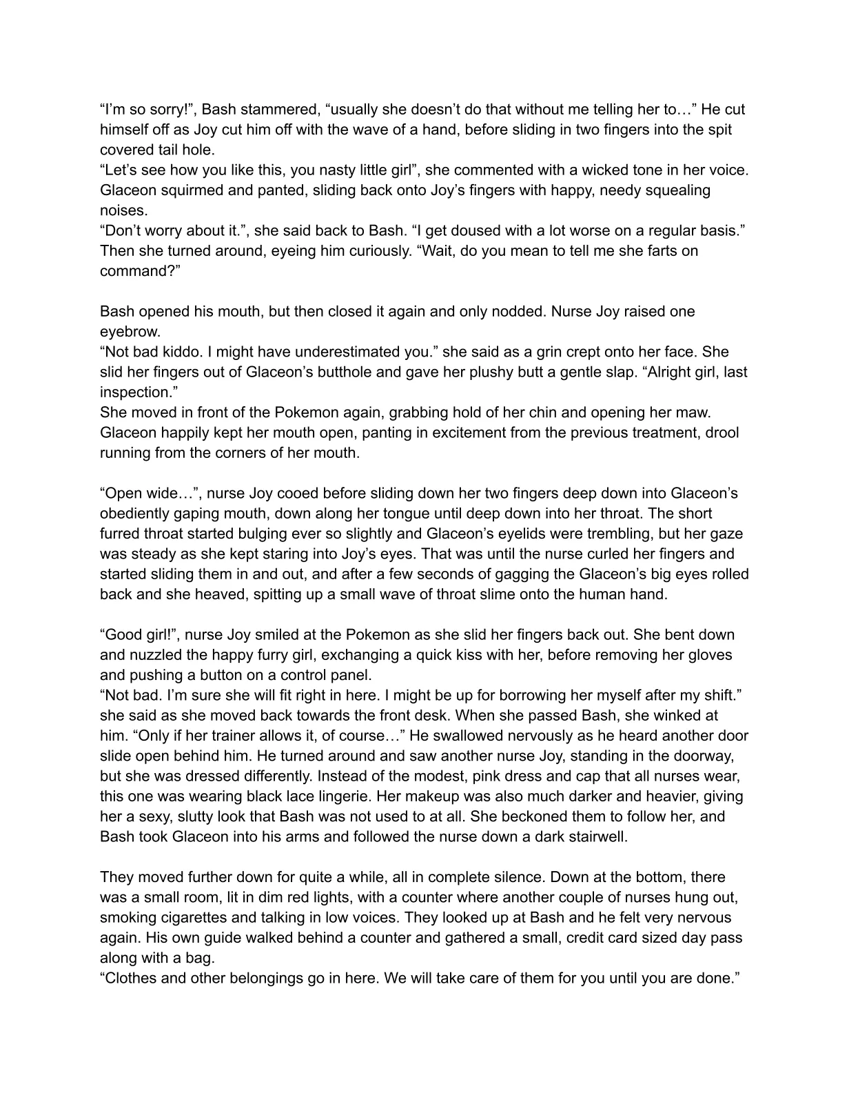 Beneath the Pokecenter: Chapter 1 page 4 full