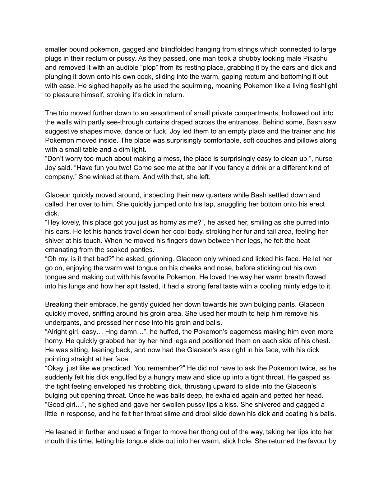 Beneath the Pokecenter: Chapter 1 page 7 full