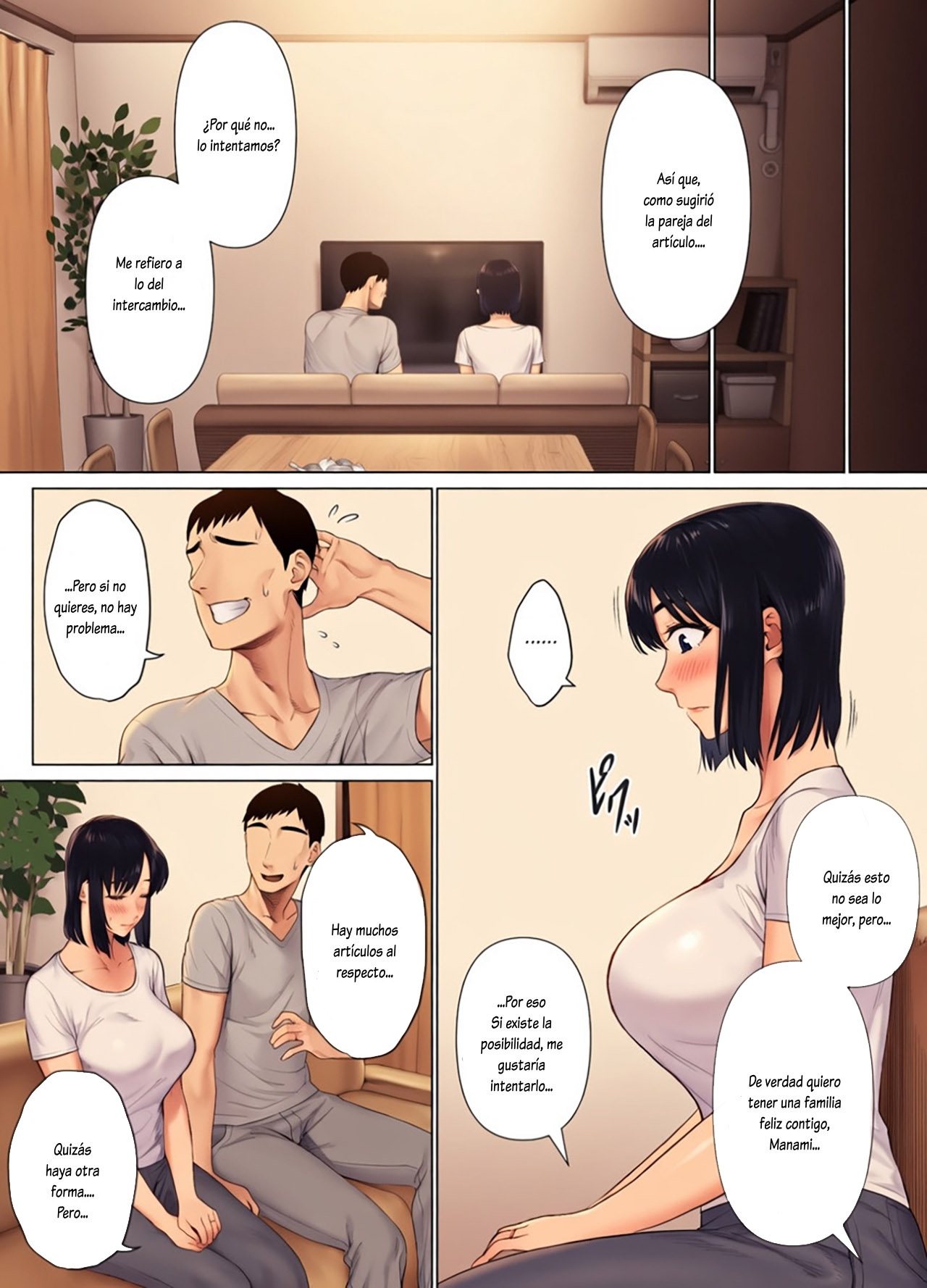 LeveChi na Swapping 1 ~Seiheki ni Mezameru Otto Hen SIN CENSURA A COLOR page 11 full
