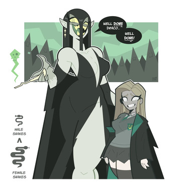 [Goodbyellow] Lady Voldemort (Harry Potter) cover