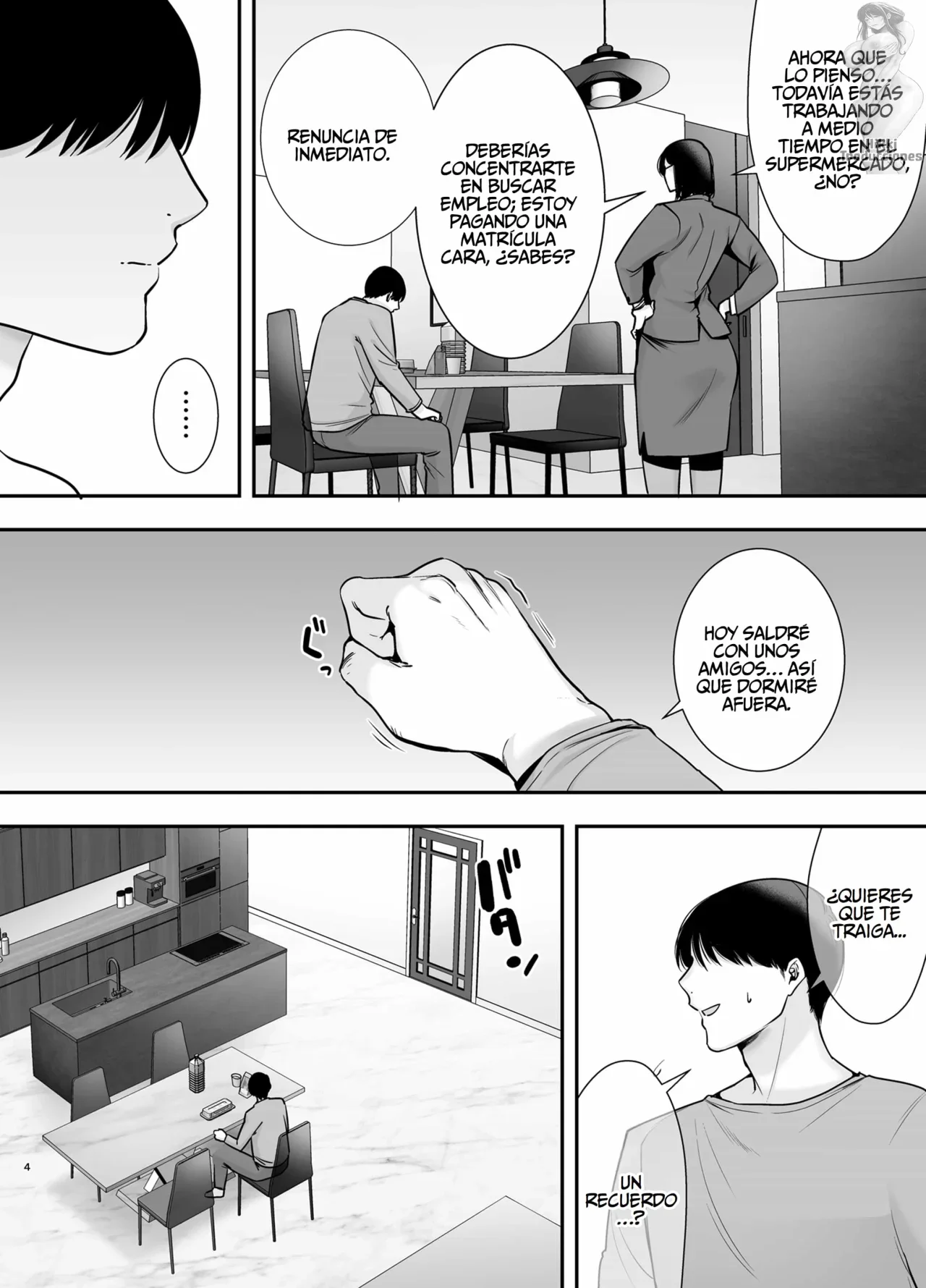 Marikosan to boku~ baitosakino hitozumatono furinkankei~ 3 | Mariko y yo 3 Una relacion de infidelidad con una mujer casada en mi trabajo de medio tiempo page 4 full