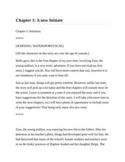 Chapter 1: A New Initiate