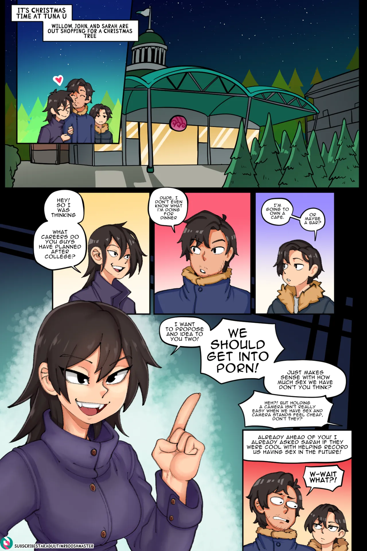Christmas at Tuna U page 1 full