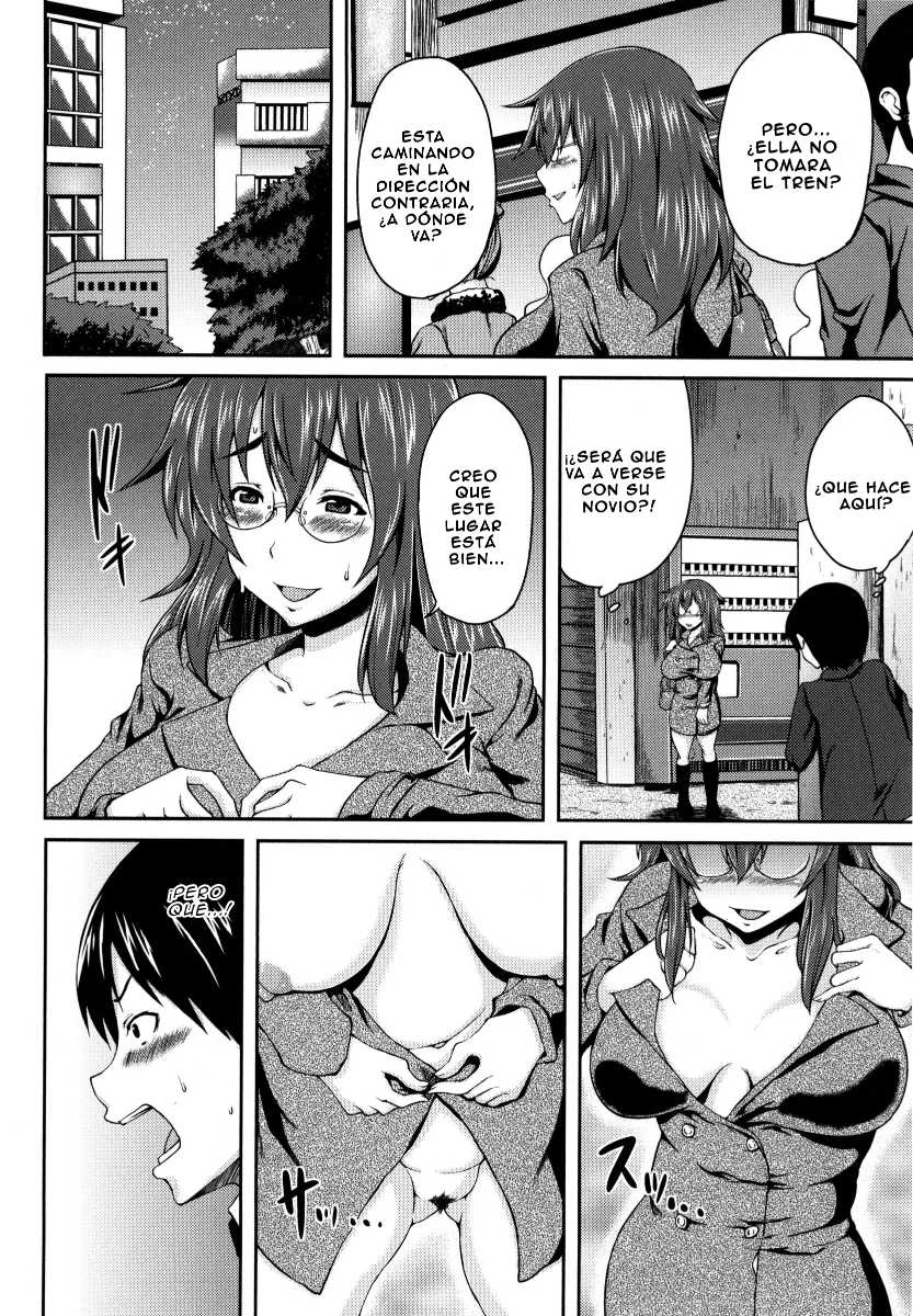 Roshutsu M-Jo~Dosukebe Bakunyuu OL~ | Mujer exhibicionista y masoquista: La oficinista pervertida de pechos grandes page 4 full