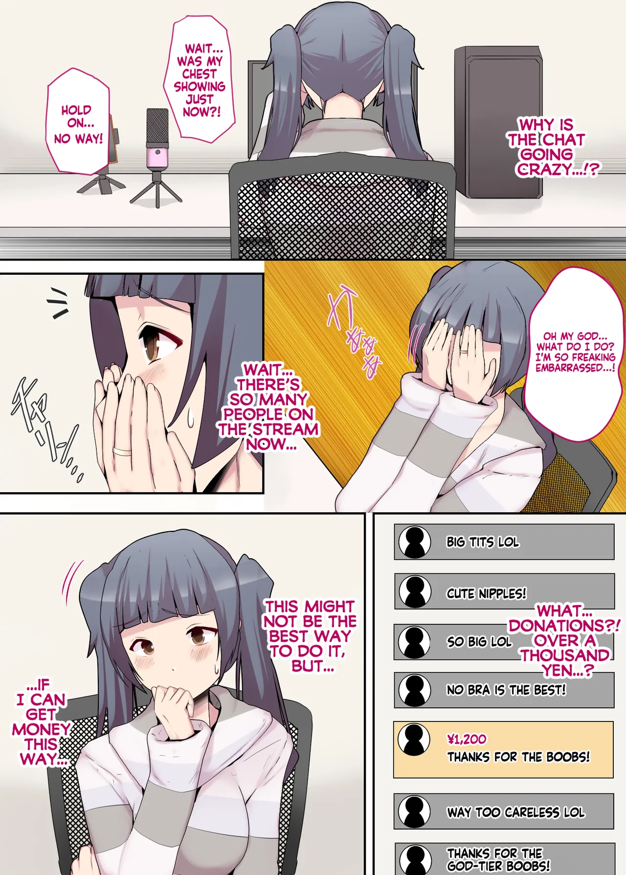 Shiroto Tsuma no Himitsu Haishin ~Zenpen~ | Housewife’s secret livestream Part 1 page 10 full