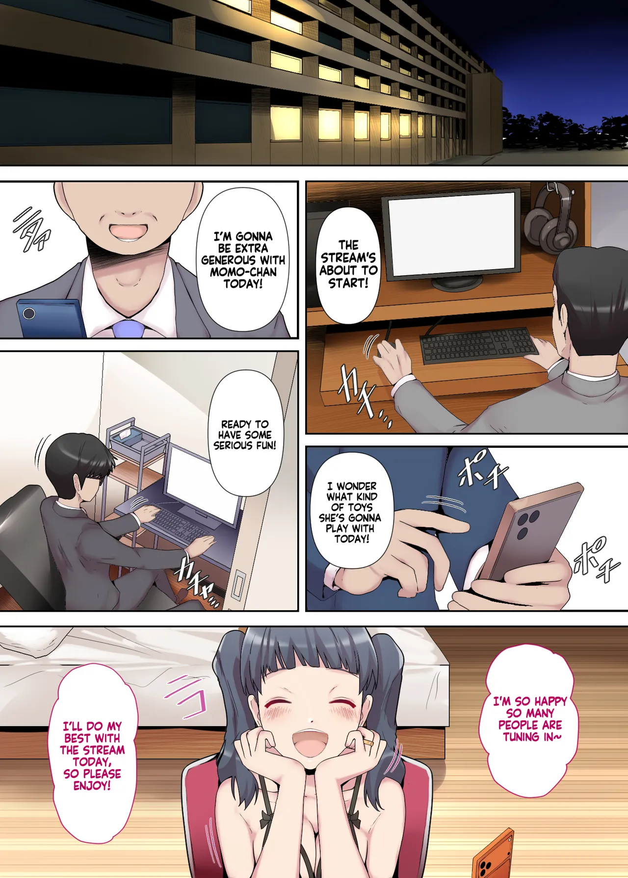 Shiroto Tsuma no Himitsu Haishin ~Zenpen~ | Housewife’s secret livestream Part 1 page 2 full