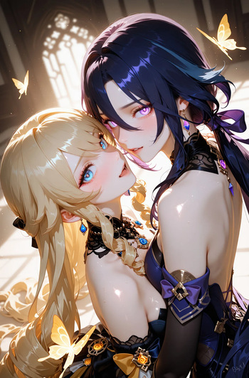 [Only4u AI Art] Clorinde X Navia (Patreon) [AI Generated] cover
