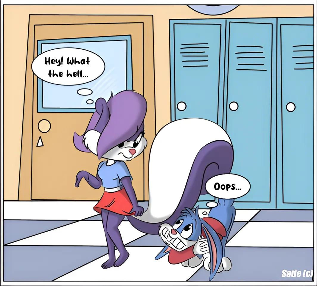 Fifi La Fume & Buster Bunny page 2 full
