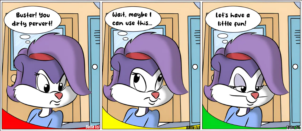 Fifi La Fume & Buster Bunny page 3 full