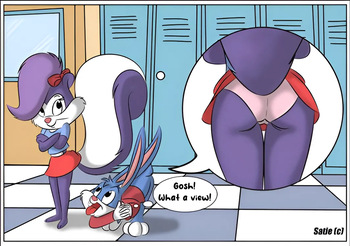 Fifi La Fume & Buster Bunny cover