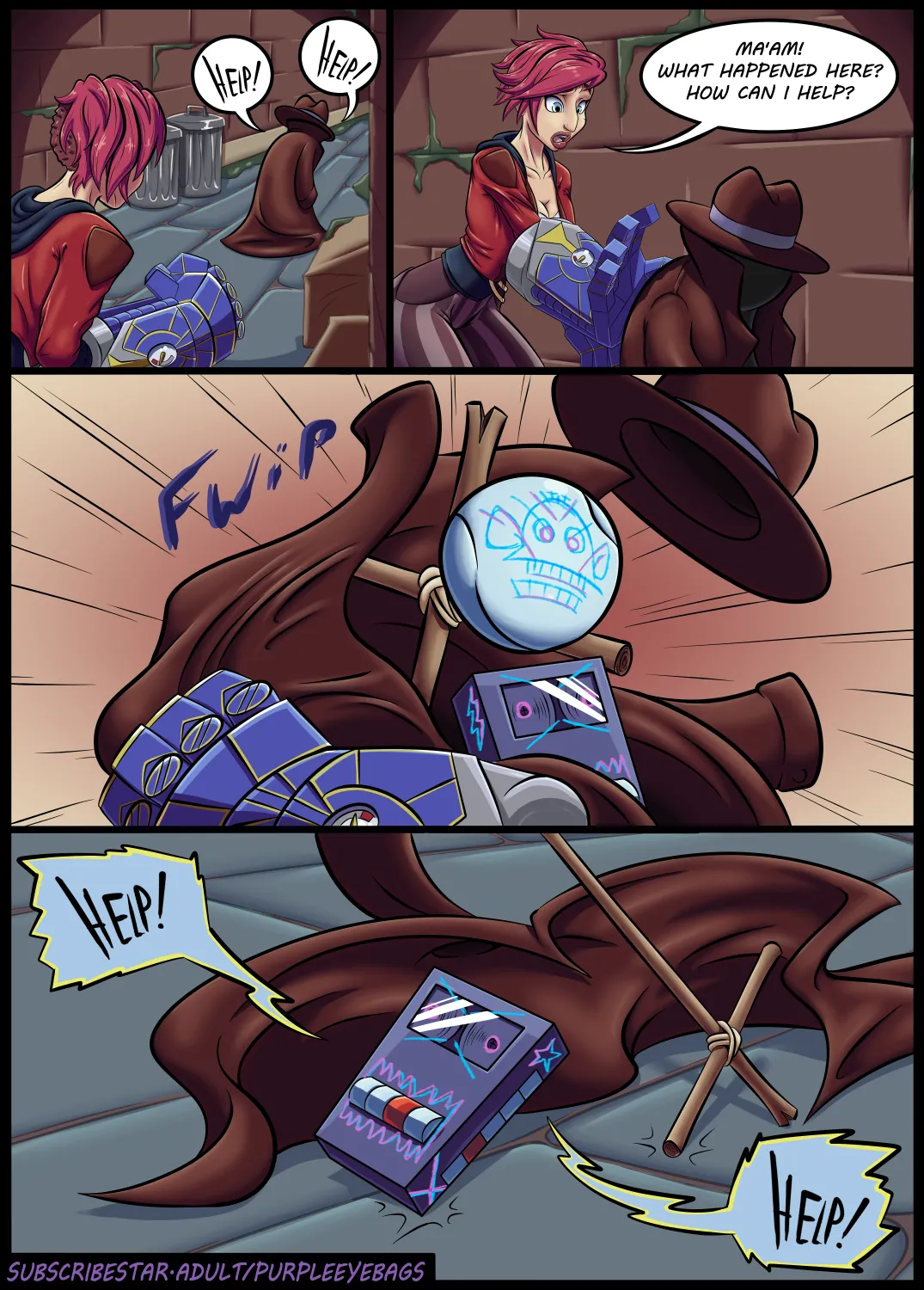 JINX, Resisting Arrest. page 4 full