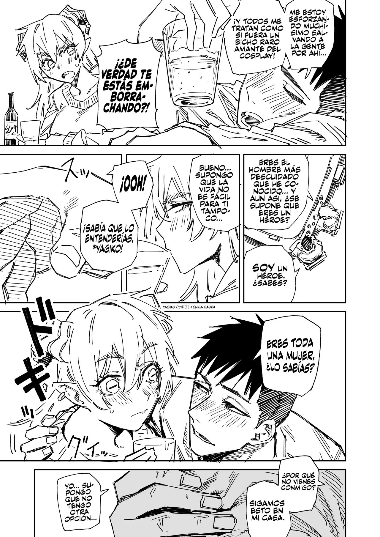 ~Ikasete Taosu Seigi no Hero!~ Yukizuriman Yagi Kaijin-hen | ~¡El héroe que te deja sin aliento con sus técnicas sexuales!~ Yukizuriman: Arco del monstruo cabra page 4 full