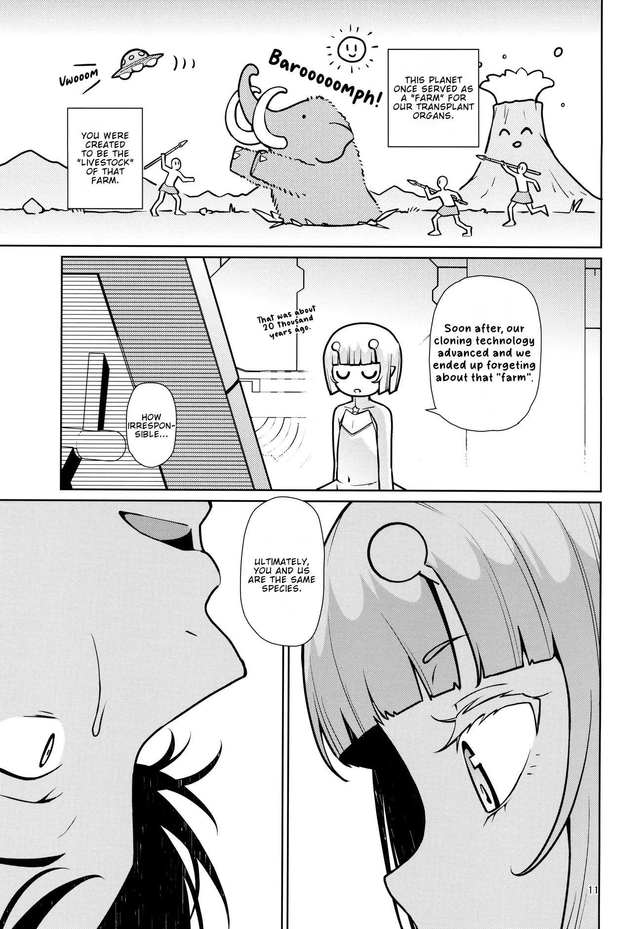 Uchuujin Hanako | Hanako The Alien page 11 full